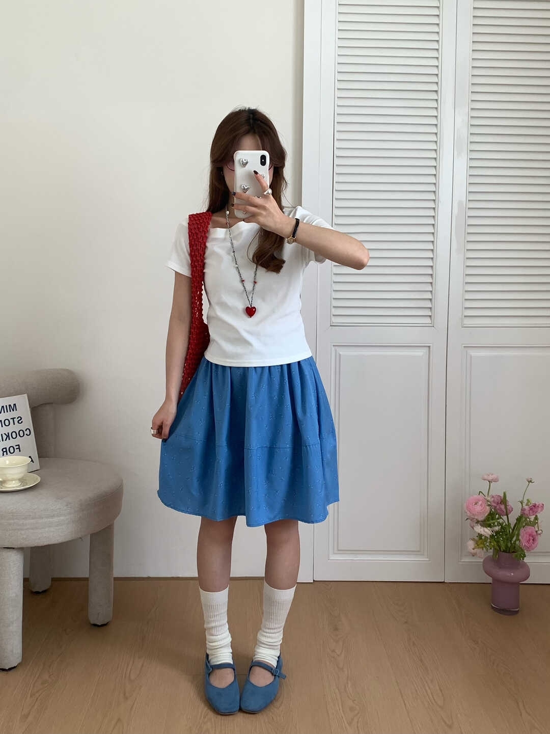 Floral A-Line Mini Skirt 韩系碎花气质A字短裙*3 Colors