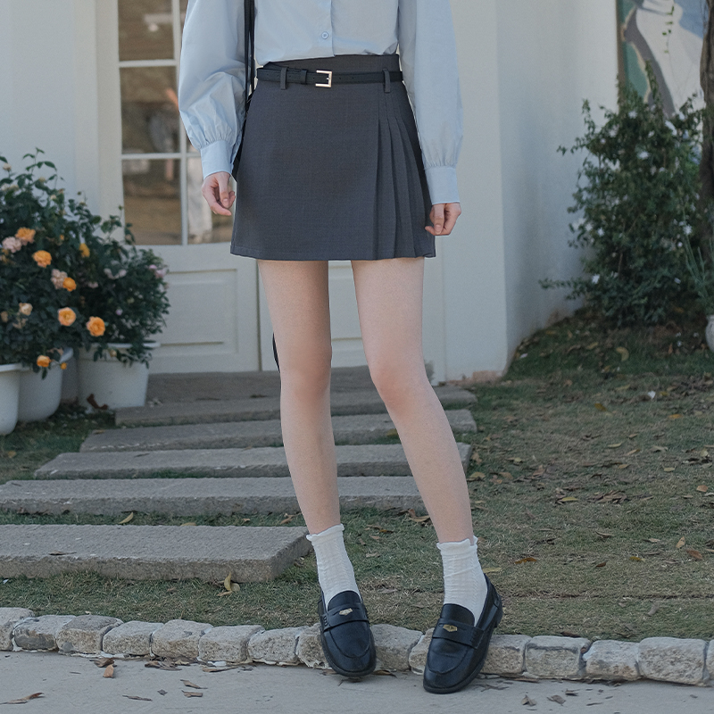 Tessa Gray Pleated Skirt 灰色百褶裙