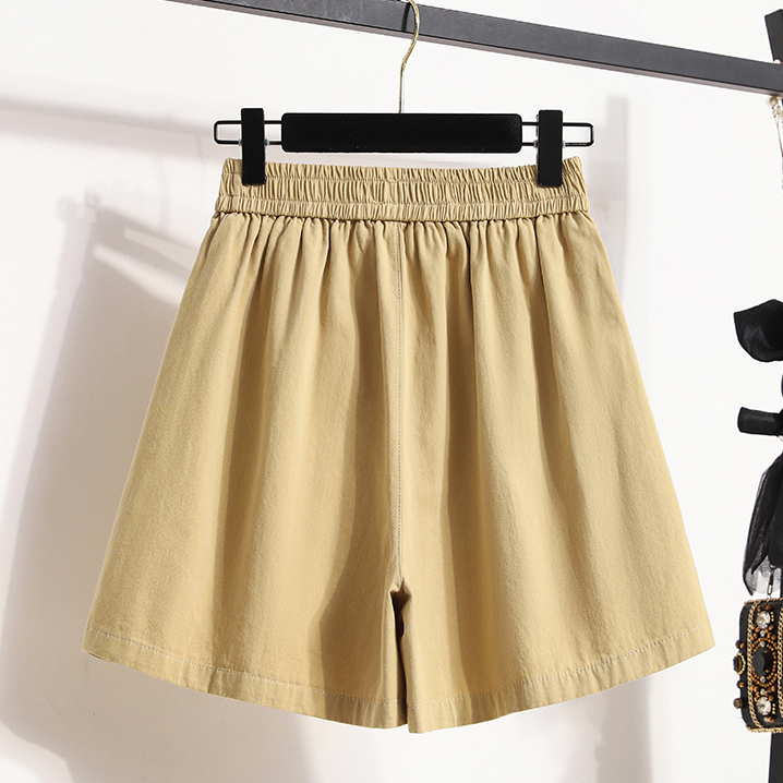 Casual Wide-Leg Shorts 百搭休闲阔腿短裤*4Colors~ 腰围是松紧带