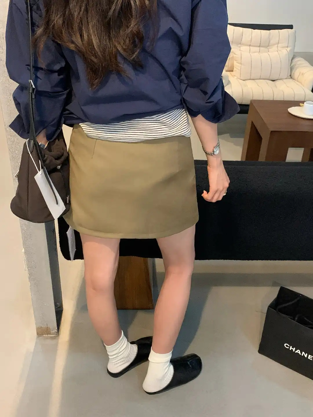 CHIC Tailored Midi Skirt 巨百搭！西装半身裙* 2 Colors