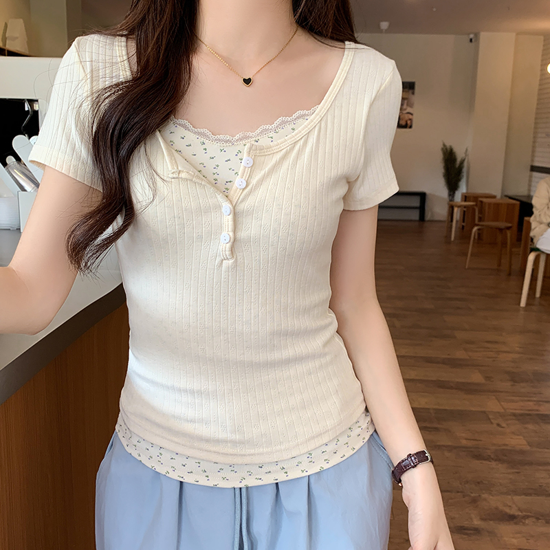 Casual Ribbed Crop Top 螺纹短款上衣*4 Colors