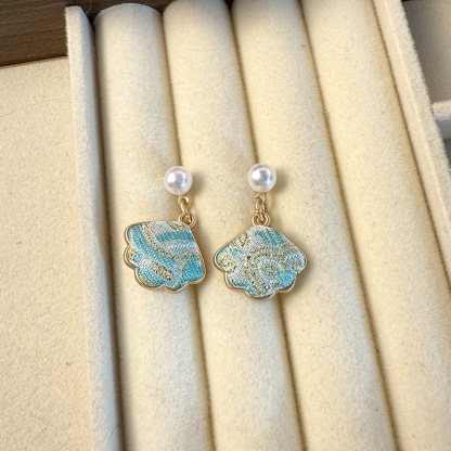 Song Brocade Statement Earrings 宋锦造型耳环* 9 Design