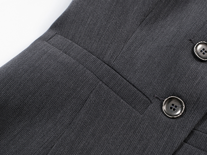 Bow Chic Vest & Skirt Set 蝴蝶结西装马甲百褶短裙套装