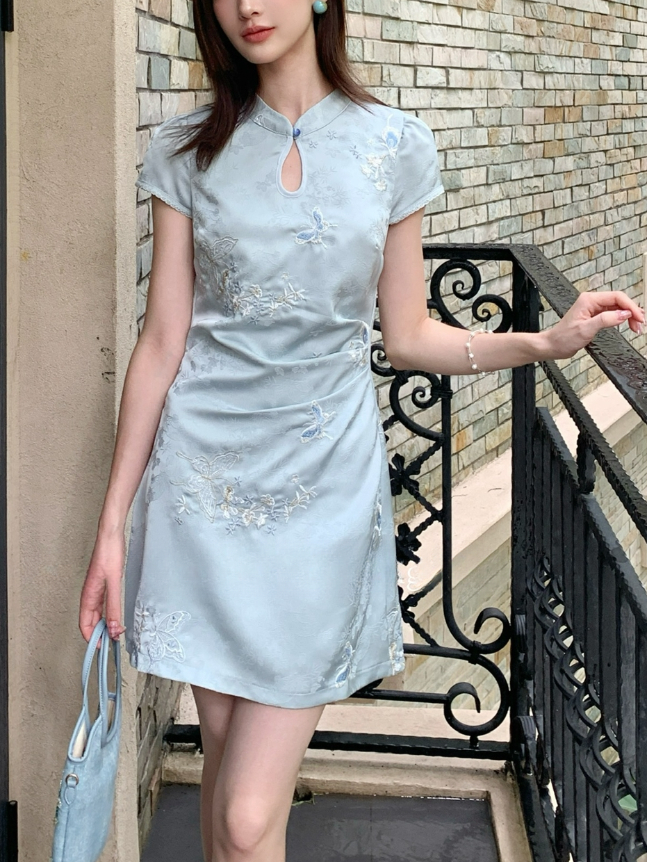 Elowen Embroidered Cheongsam气质温婉刺绣旗袍*2 Colors