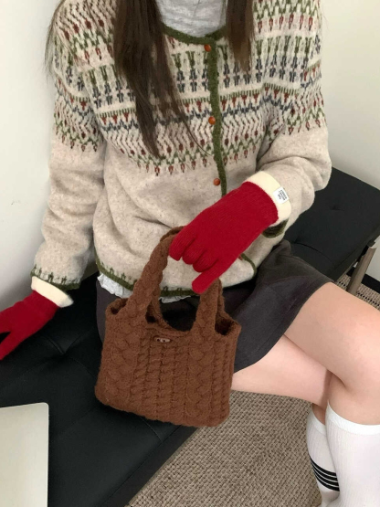 Vintage Braided Handbag复古麻花手提包*8 Colors