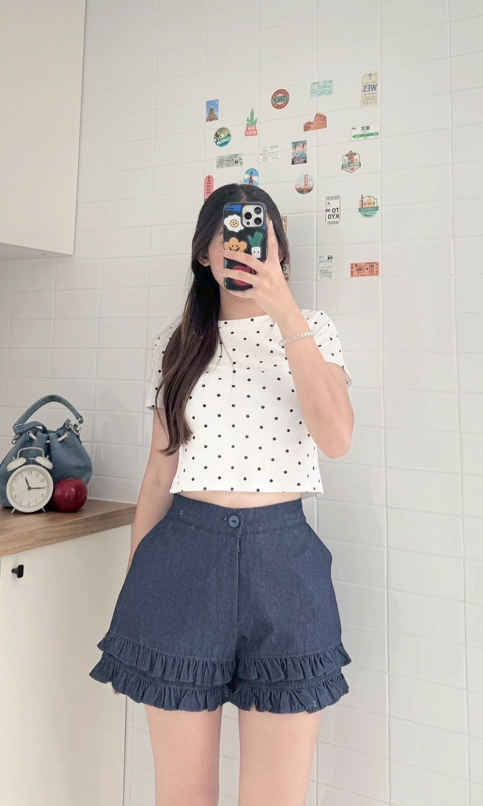 RINA Layered Ruffle Shorts 双层荷叶边短裤*4 Colors