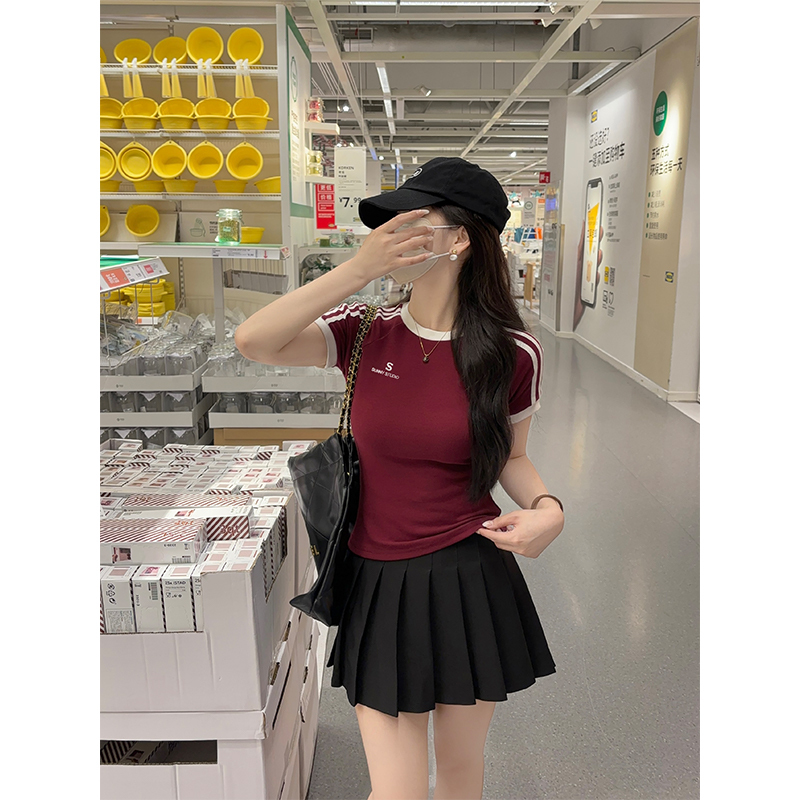 Retro Colorblock Tee 美式撞色T恤*3 Colors