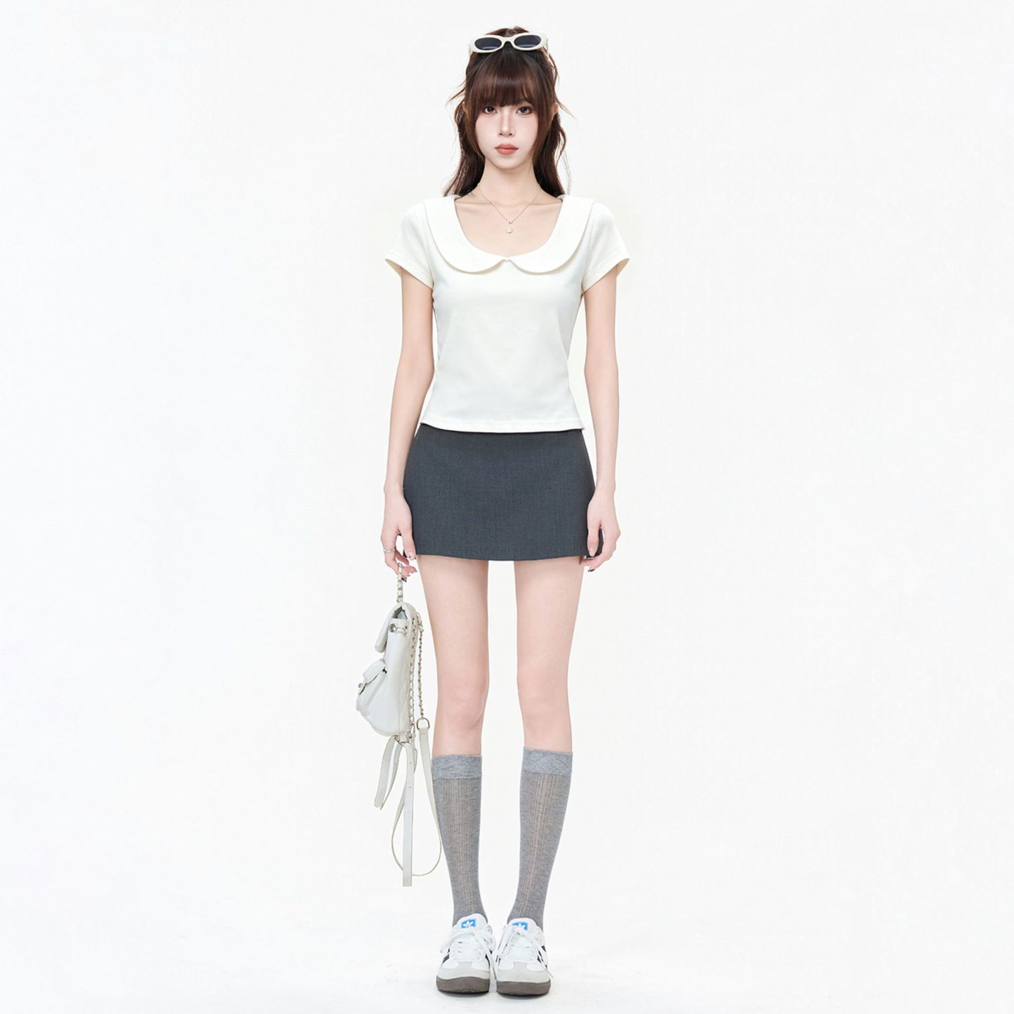RINA Peter Pan Collar Tee 娃娃领T恤