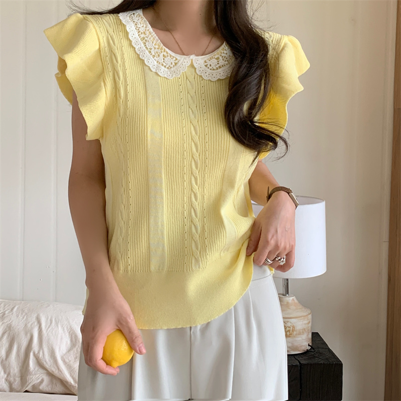 Sweet Knit T-Shirt 甜美针织T恤*4 Colors