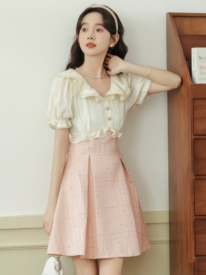 First Love Sweet Cream Dress 初恋奶甜连身裙