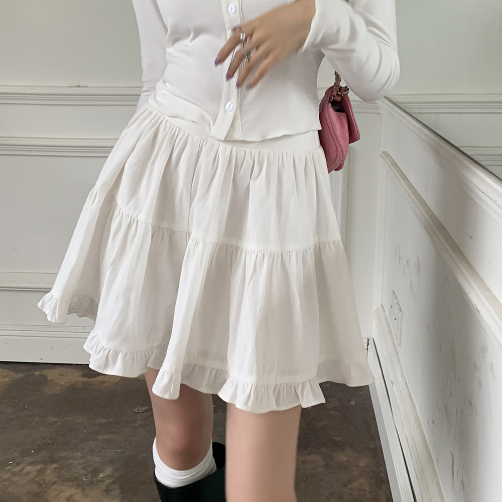 Lace Puff Short Skirt 花边蓬蓬短裙