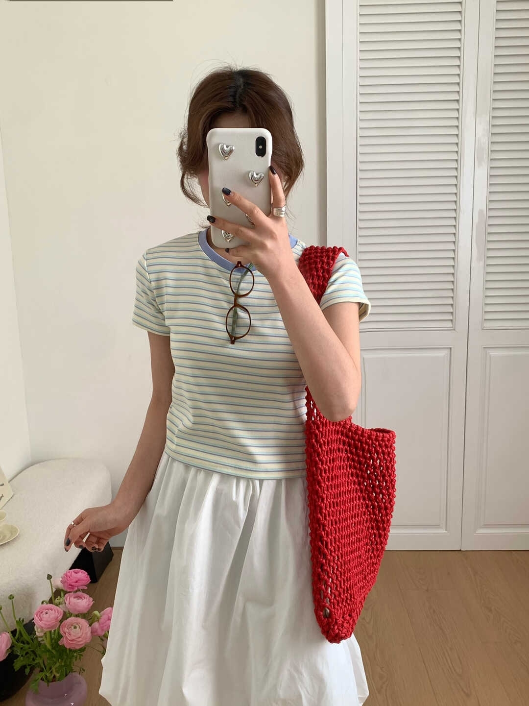 条纹控✜超好看撞色圆领T恤*2 Colors