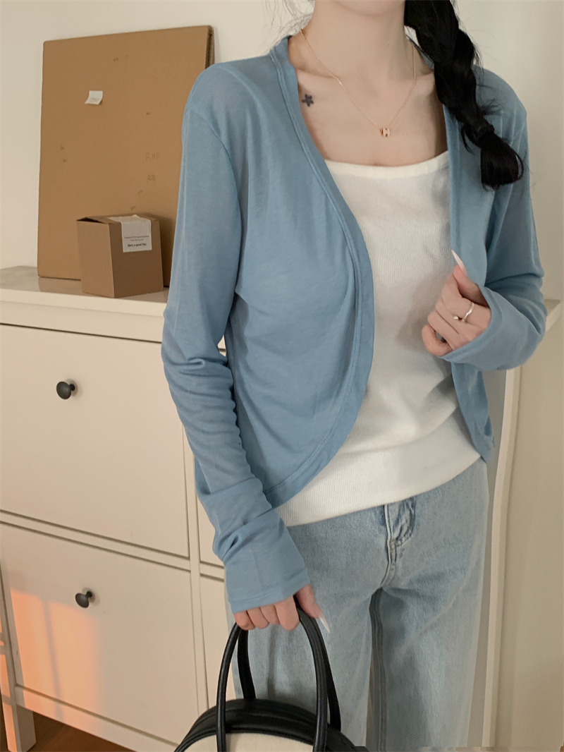 Grace Thin Knit Cardigan 薄款防晒开衫*5Colors