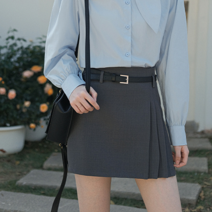 Tessa Gray Pleated Skirt 灰色百褶裙