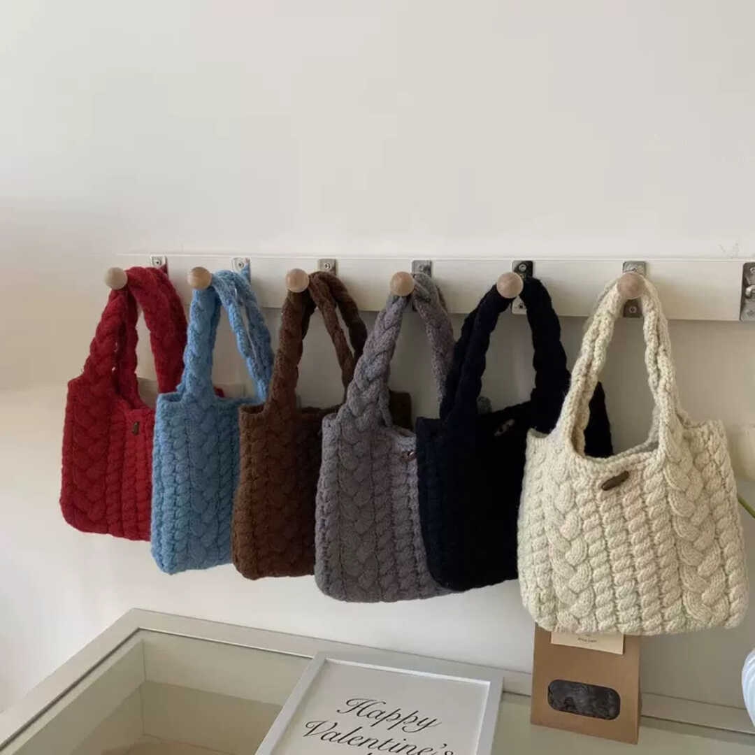 Vintage Braided Handbag复古麻花手提包*8 Colors