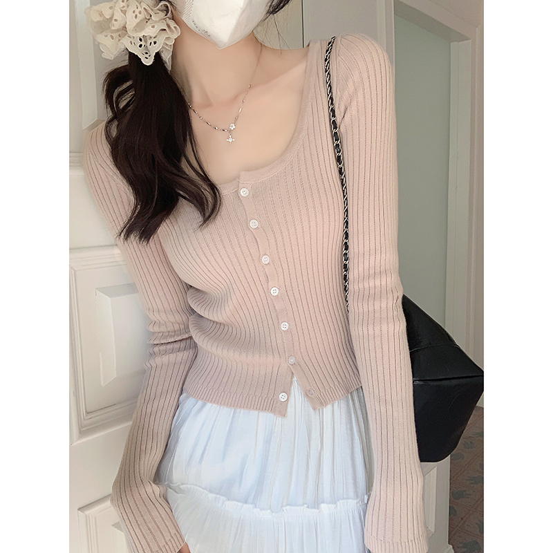 Cozy Short Knit Cardigan 温柔风短款针织开衫*4 Colors