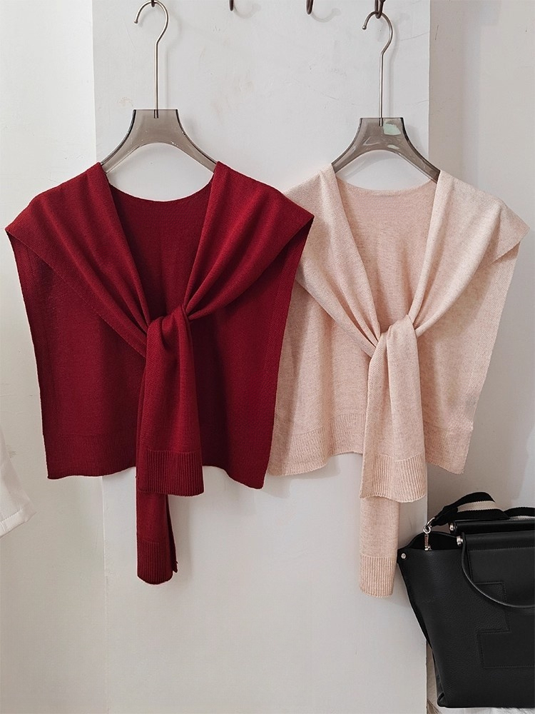 Basic Shoulder Wrap Shawl 纯色小披肩*11 Colors