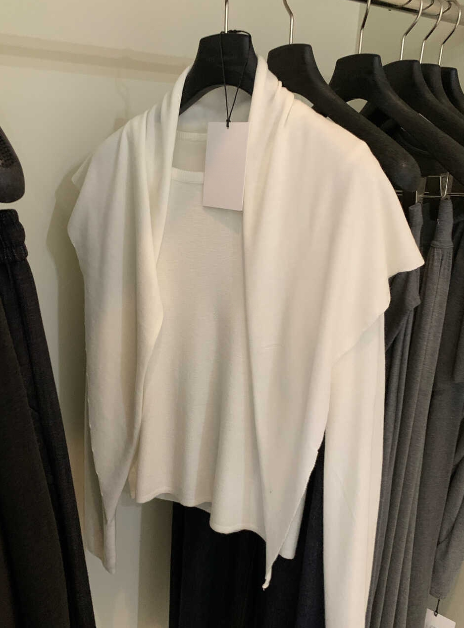  Classic Knit Top with Shawl 气质圆领针织配披肩*4 Colors