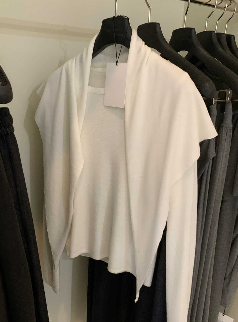  Classic Knit Top with Shawl 气质圆领针织配披肩*4 Colors