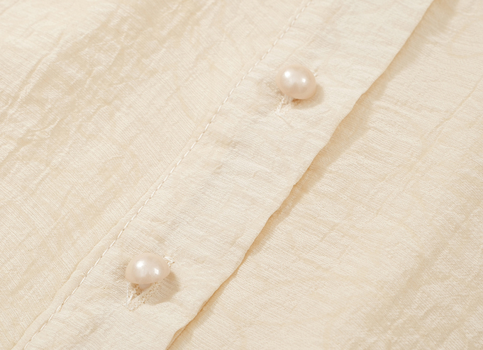 法式方领肌理感套装 French-style square-neck short-sleeve shirt