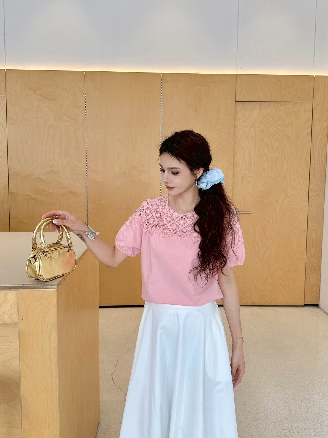 Lace Patchwork Top 蕾丝拼接上衣*4 Colors
