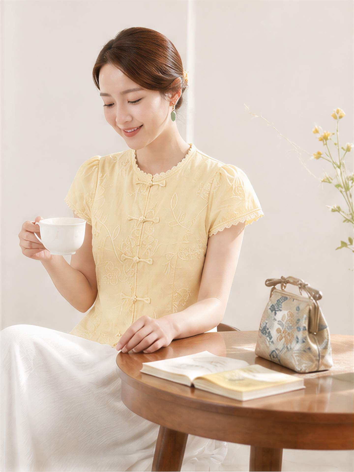 VELVÉ Magnolia Oriental Set 玉兰轻舞新中式套装*3 Colors