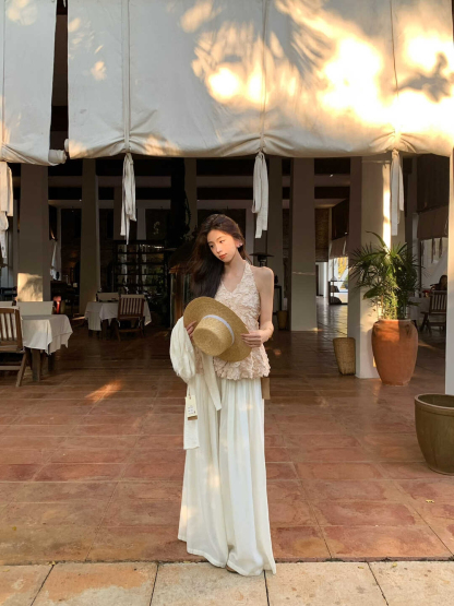 Spring Flowy Wide-Leg Casual Pants 春日飘飘裤！舒适感拉满♡ 气质温柔慵懒风垂感显瘦百搭休闲裤*4 Colors