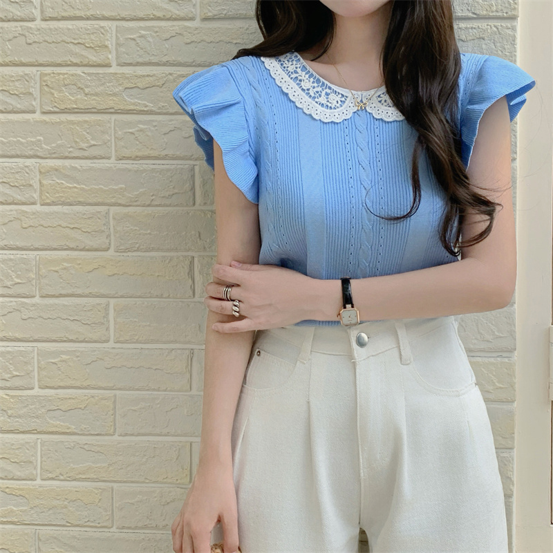 Sweet Knit T-Shirt 甜美针织T恤*4 Colors