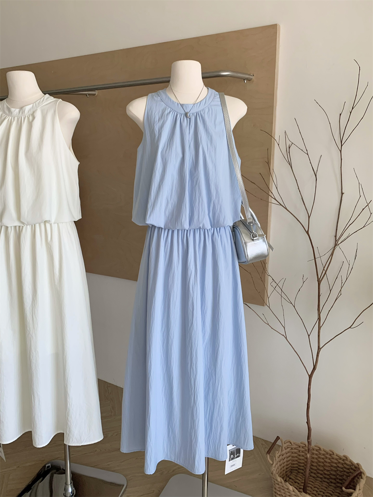 温柔清新上衣+半身裙两件套