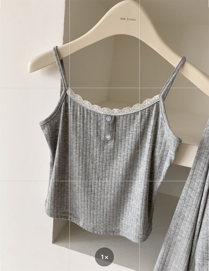 飘带开衫吊带半身裙三件套