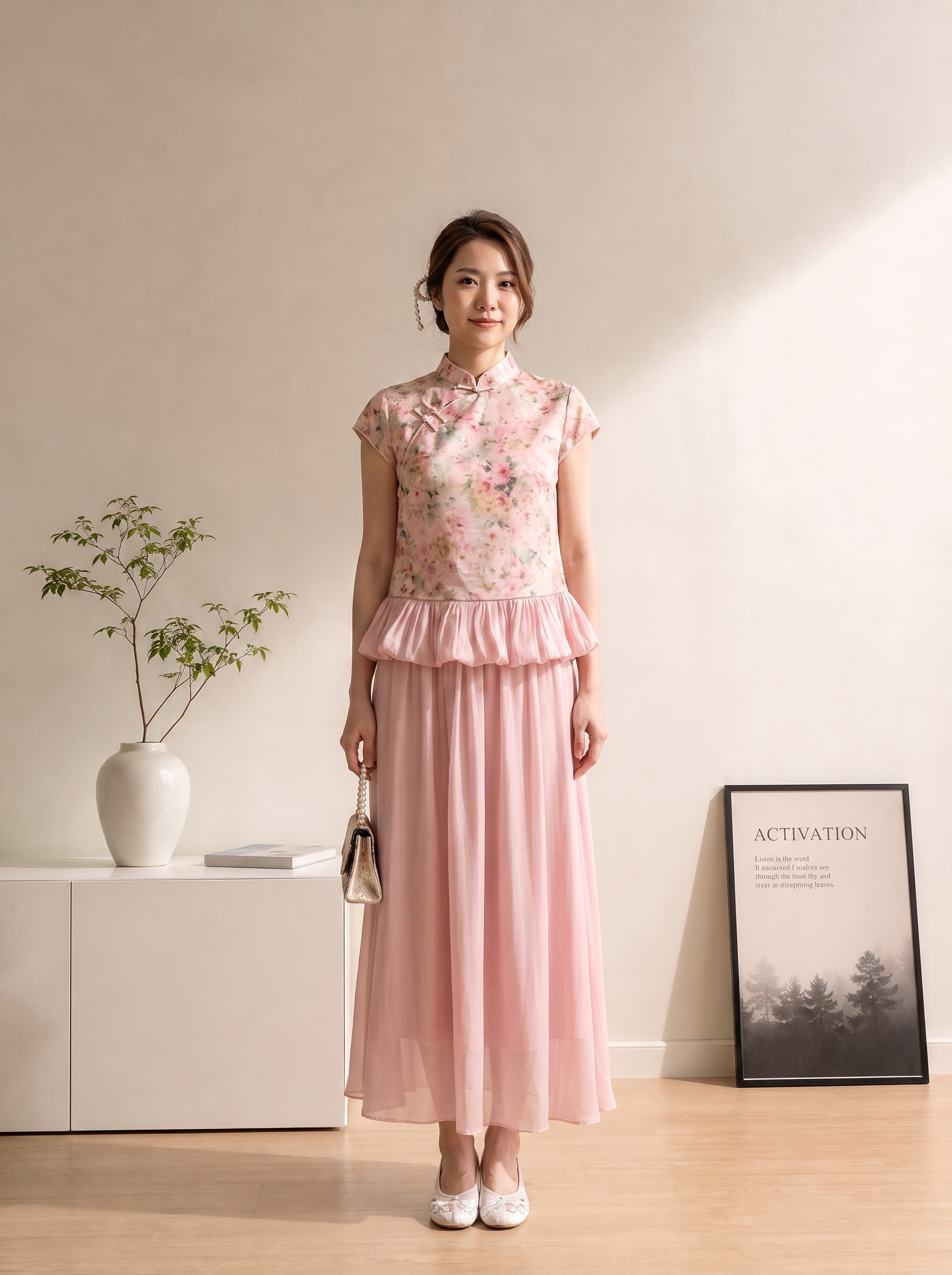 VELVÉ Blooming Mist Set 花间雾语新中式两件套