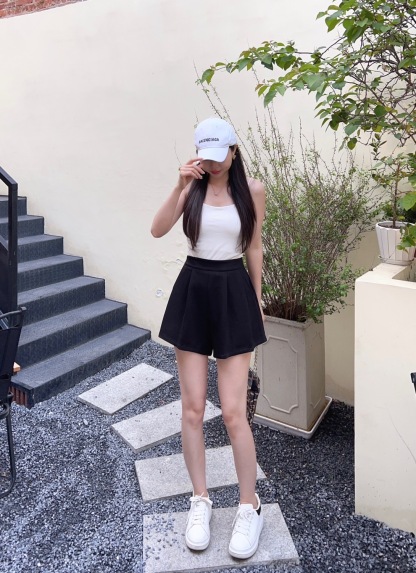 Pleated Cotton Shorts 太空棉百褶短裤*8 Colors