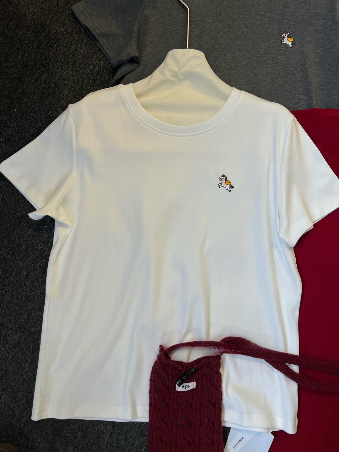 Get Rich Soon Embroidered T-Shirt 马上有钱刺绣T恤*4Colors