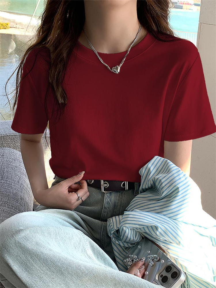 Basic Color Tee纯色圆领短袖t恤* 16 Colors