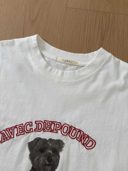 Skateboard Bear Print Oversized T-Shirt 滑板小熊✤ins小熊印花宽松T恤*2 Colors