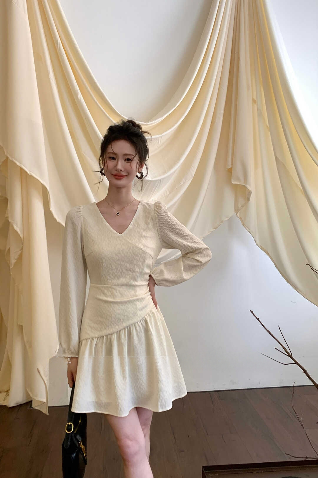 Sweet and Gentle Style One-Piece Dress 甜美温柔风连身裙*2 Colors