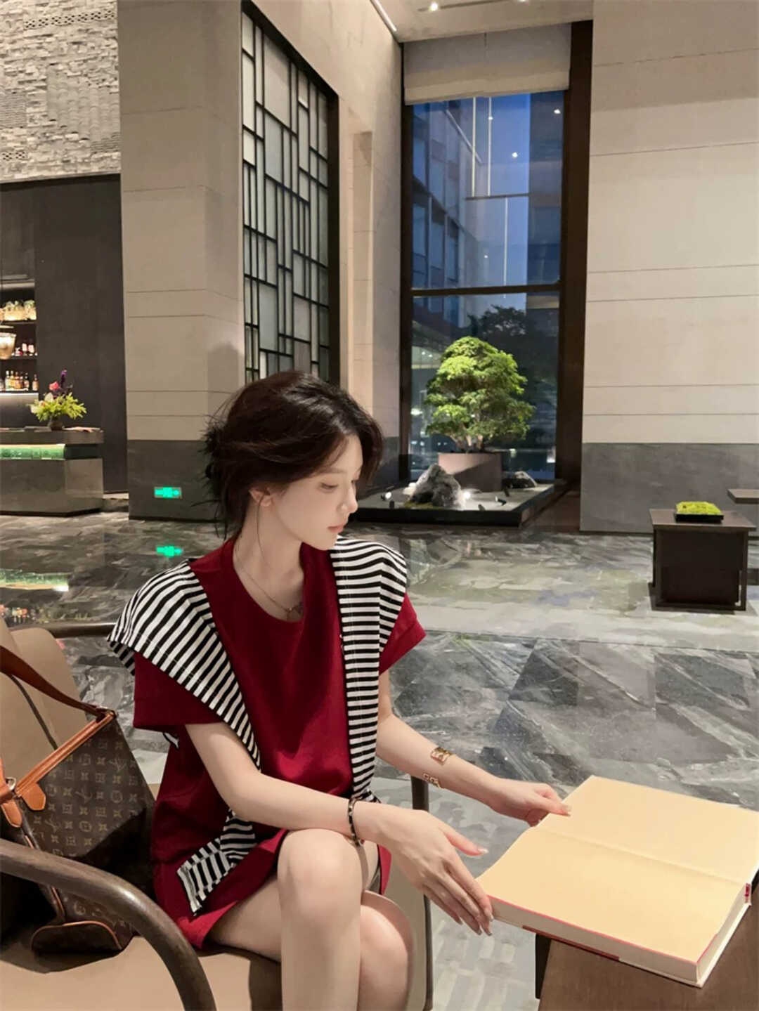 Simple and versatile T-shirt + short skirt-pants简约百搭T恤+短款裤裙*4 Colors