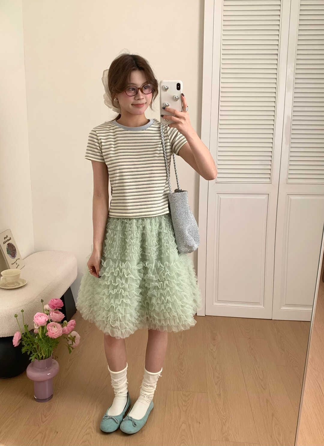 条纹控✜超好看撞色圆领T恤*2 Colors