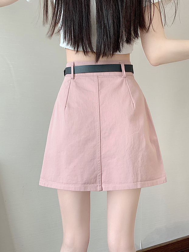 High Waist Elegant Slimming Short Skirt 百褶半身裙