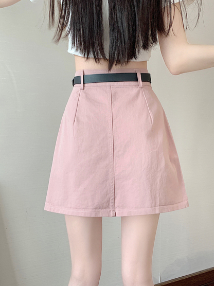 High Waist Elegant Slimming Short Skirt 百褶半身裙