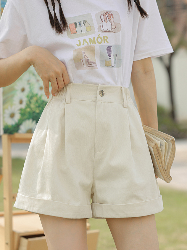 Sweet Candy Shorts 糖果色直筒短裤*4Colors