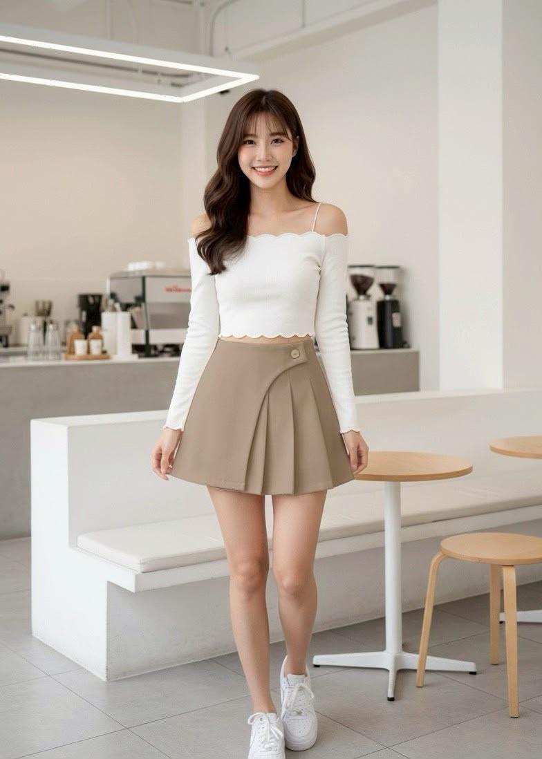 SIGNATURE Pleated Mini Skirt 不规则百褶短裙*6 Colors