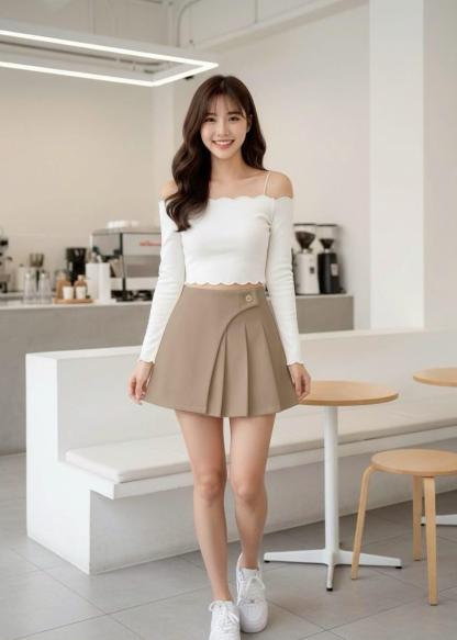 SIGNATURE Pleated Mini Skirt 不规则百褶短裙*6 Colors