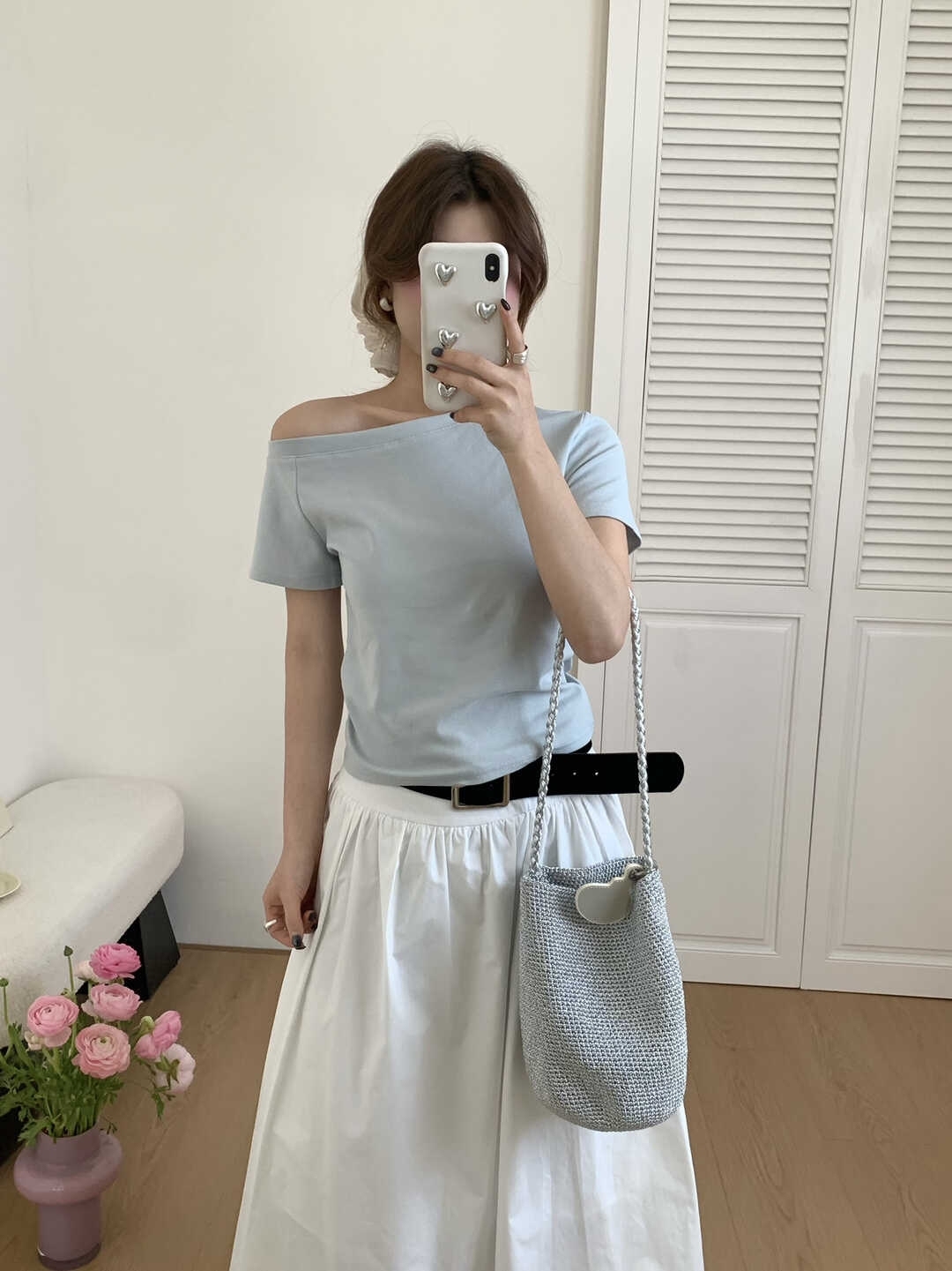 One-Shoulder Slim Fit T-Shirt 有点小特别▪斜肩修身短袖T恤*6 Colors