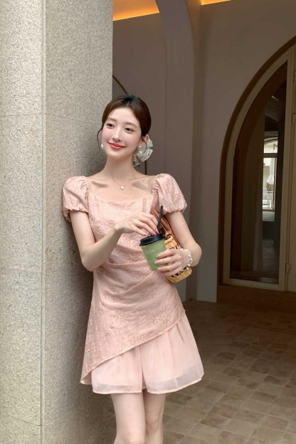 Exquisite Thousand Gold One-Piece Dress