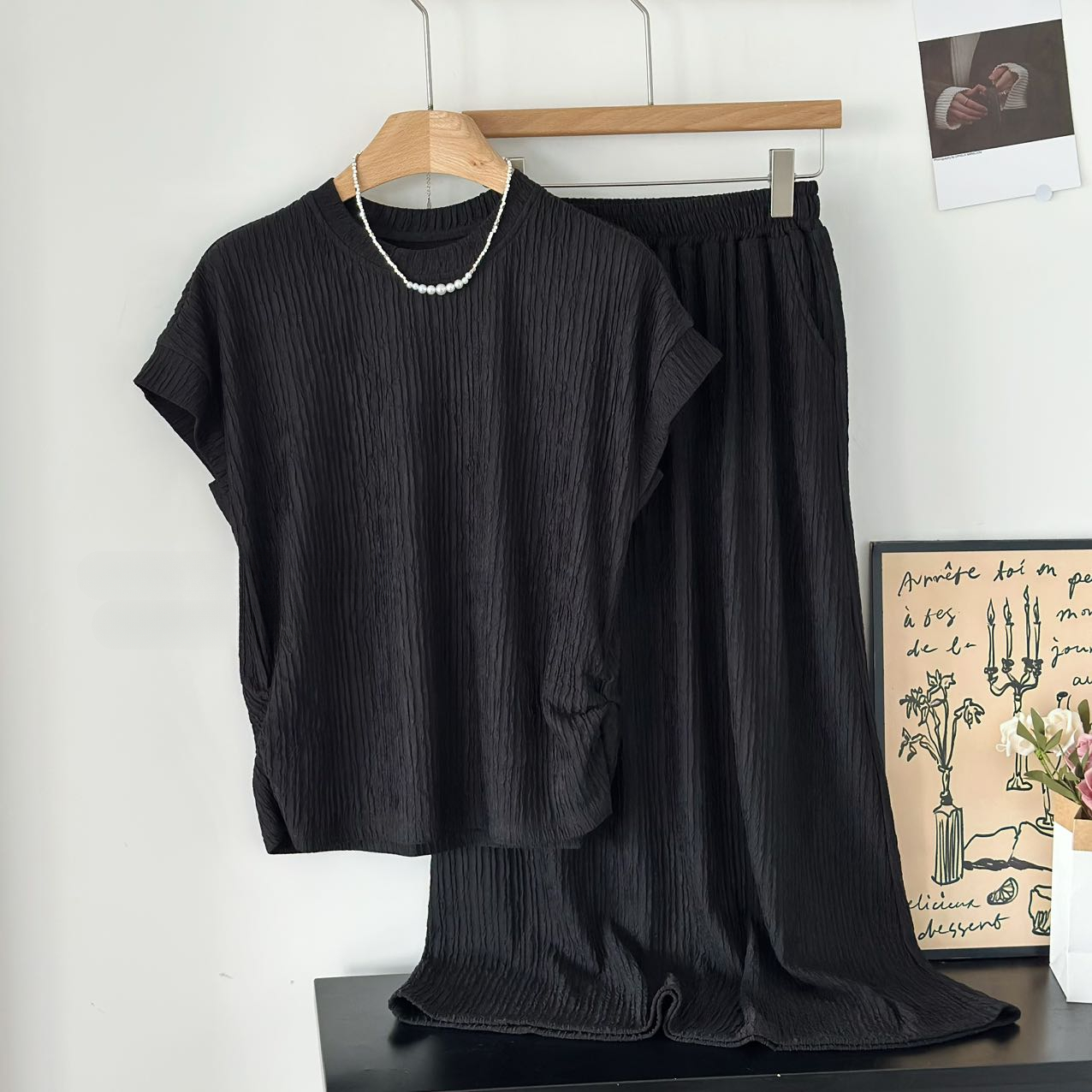 EVERYDAY Casual Tee & Skirt Set 休闲百搭T恤+半身裙套装*5 Colors