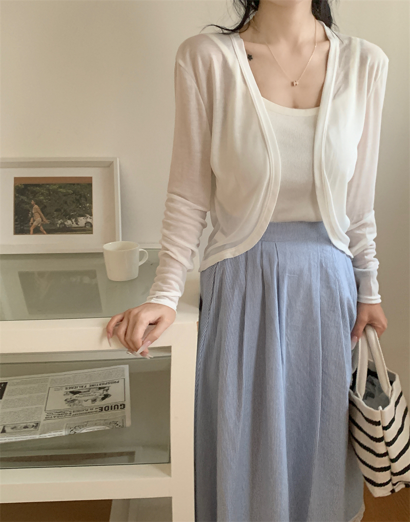 Grace Thin Knit Cardigan 薄款防晒开衫*5Colors