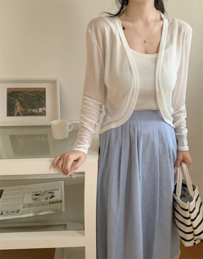 Grace Thin Knit Cardigan 薄款防晒开衫*5Colors