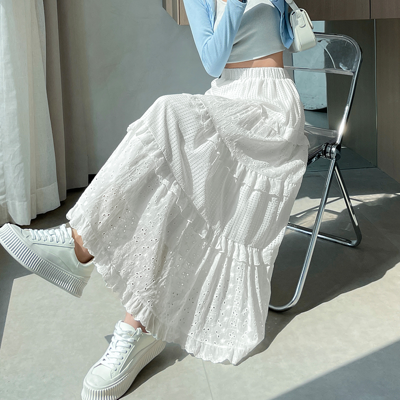 Natali Ruffle Maxi Skirt 气质长款蛋糕裙