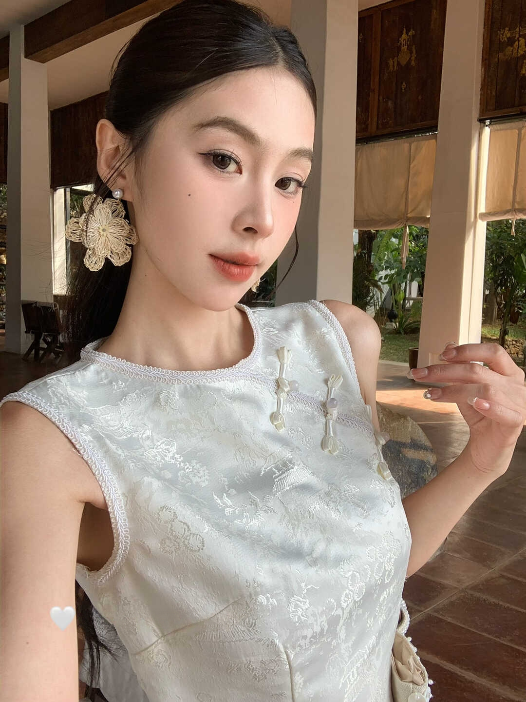 Qingelle New Chinese Elegant Panel Dress 名门大小姐 ✦绝美！ 新中式拼接设计连身裙*2 Colors